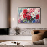Floral Canvas Wall Art WAD1198-F 90 x 60 cm / Stretched on hidden frame