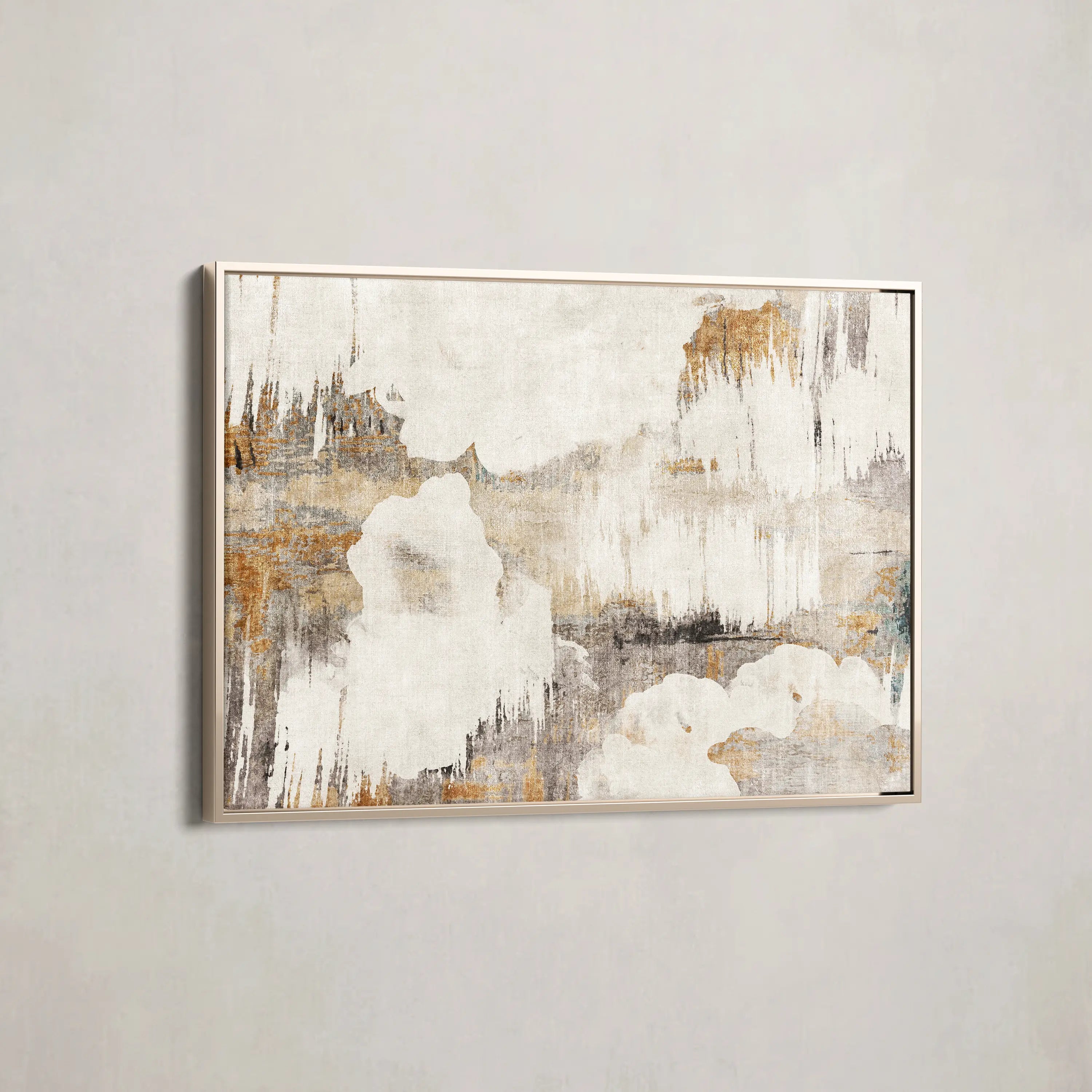 Abstract Canvas Wall Art WAD120-A 90 x 60 cm / Stretched on hidden frame