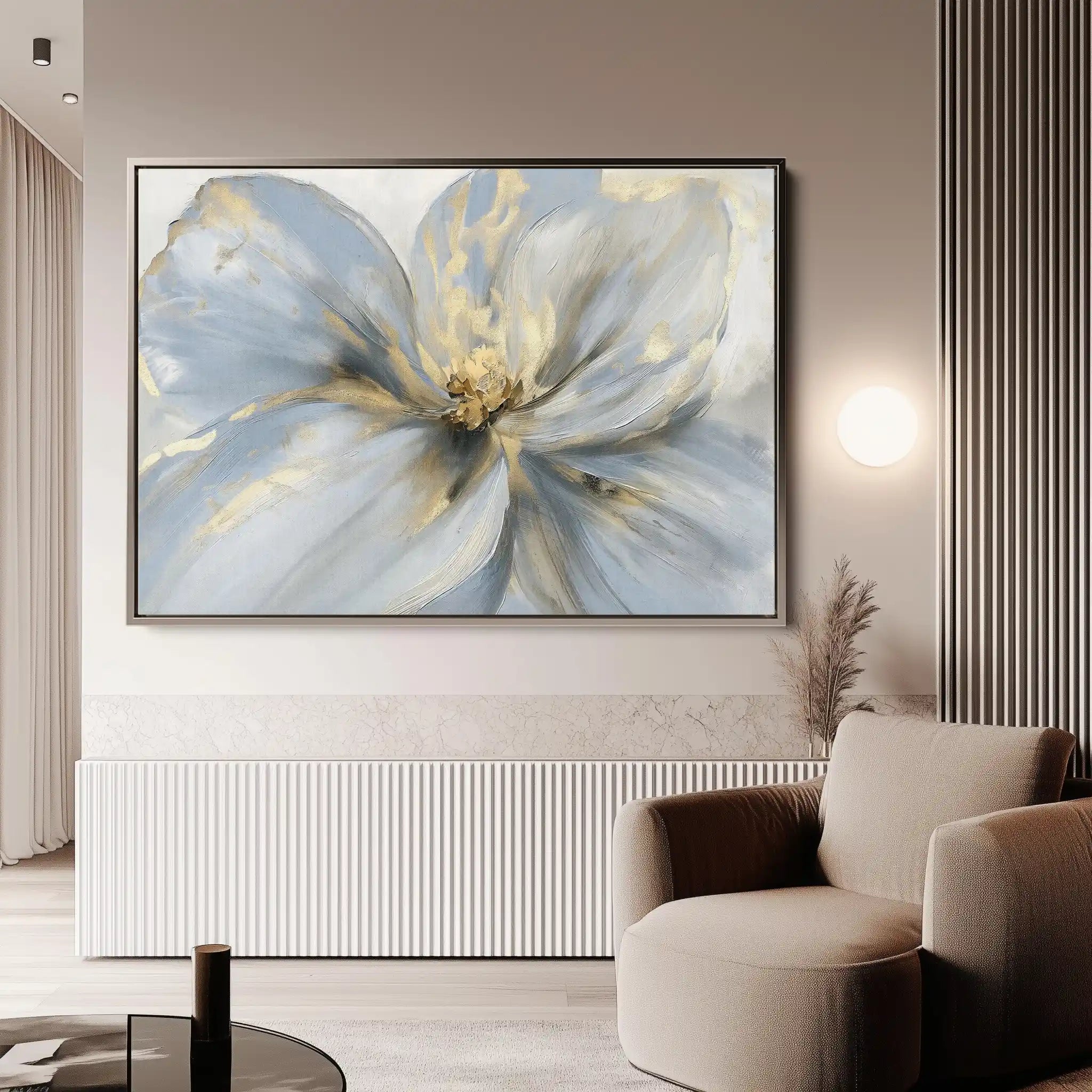 Floral Canvas Wall Art WAD120-F 90 x 60 cm / Stretched on hidden frame