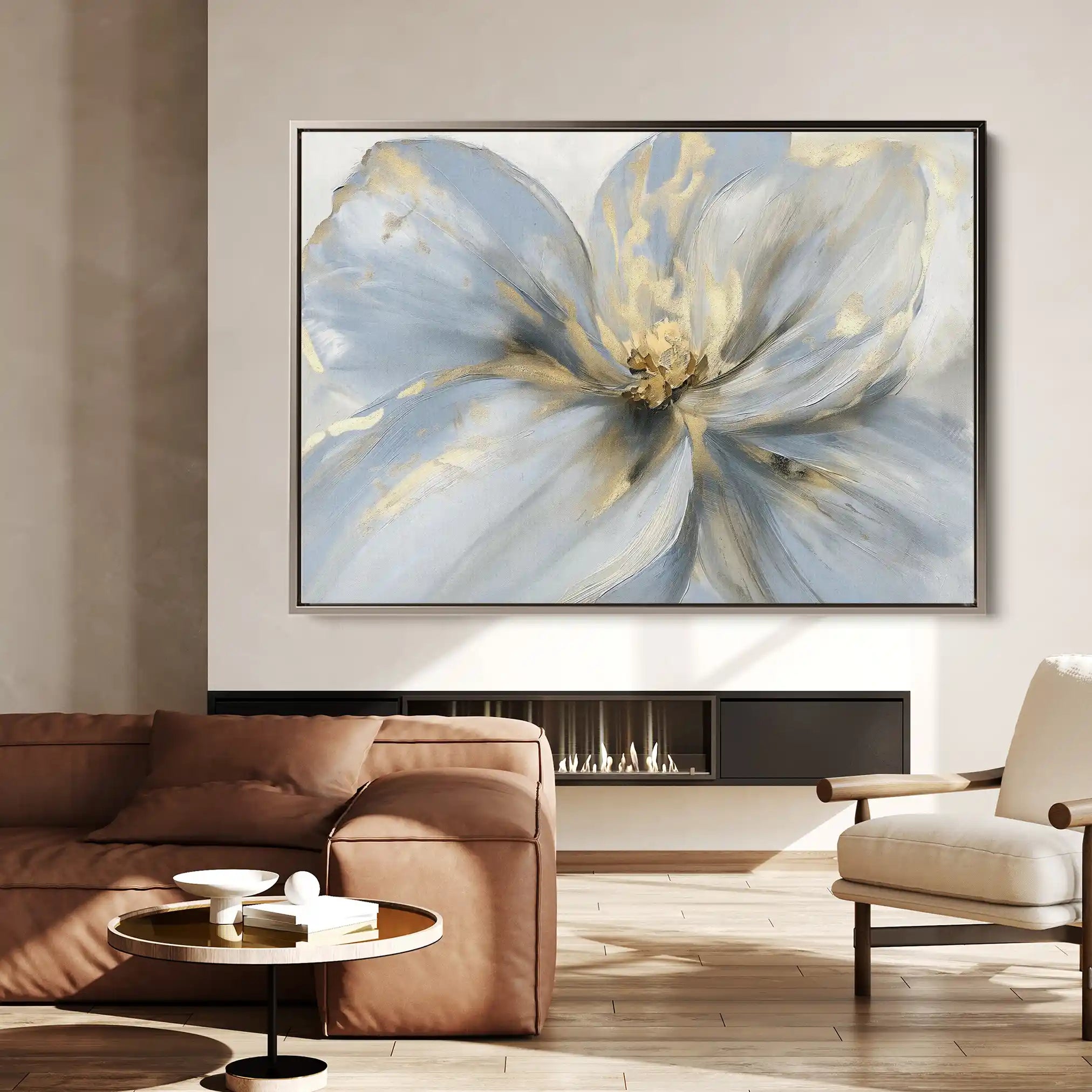 Floral Canvas Wall Art WAD120-F 90 x 60 cm / Stretched on hidden frame