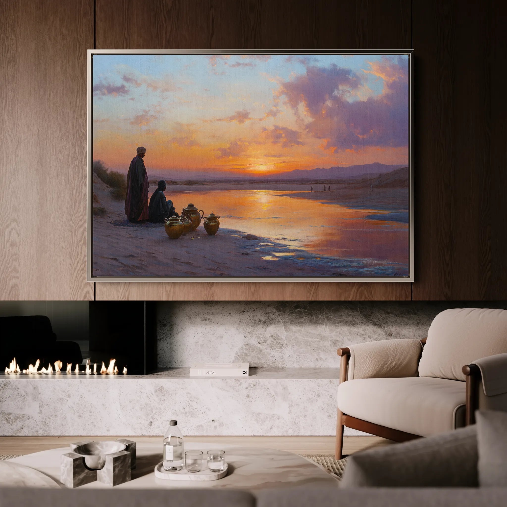 Orientalist Canvas Wall Art WAD120-OR 90 x 60 cm / Stretched on hidden frame