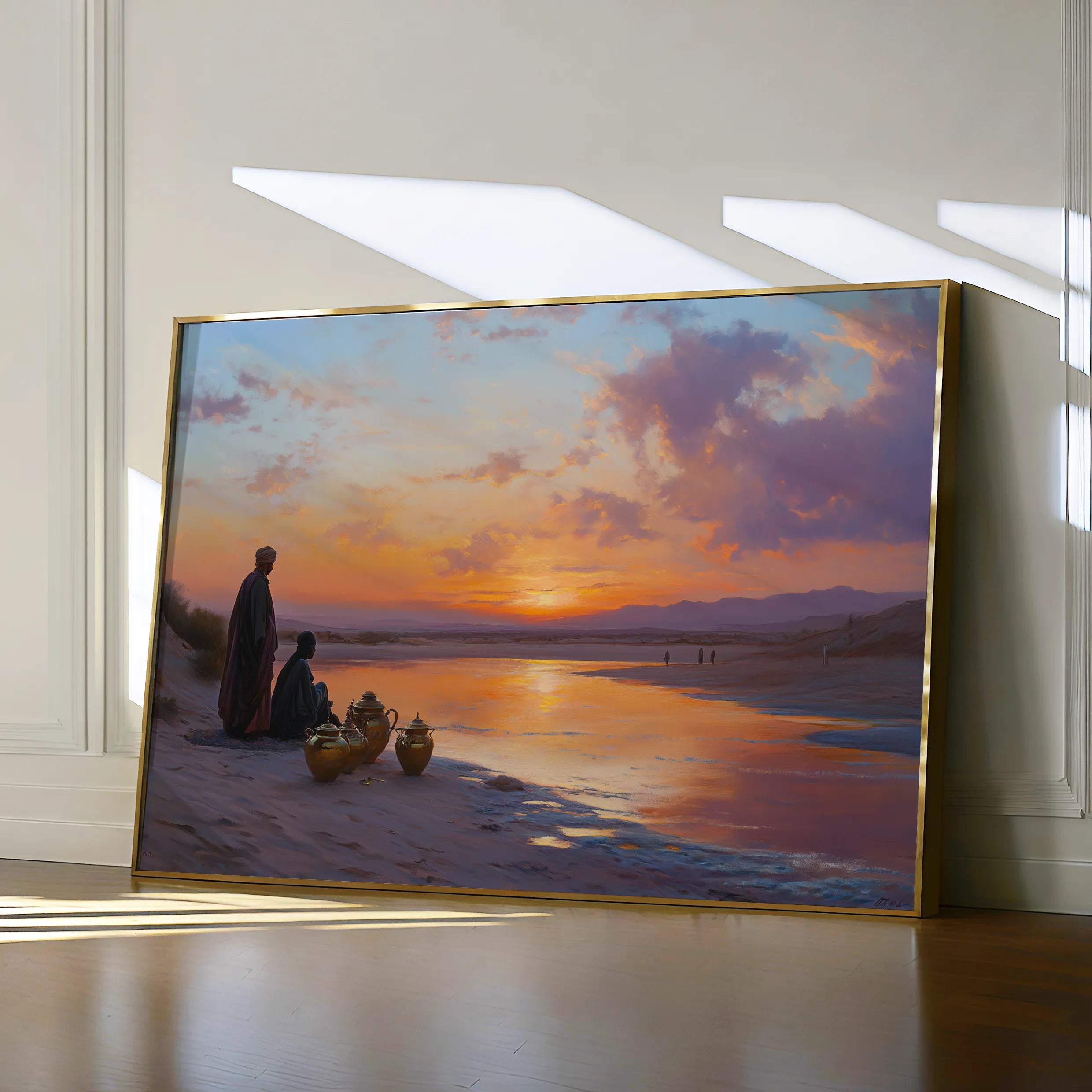 Orientalist Canvas Wall Art WAD120-OR 90 x 60 cm / Stretched on hidden frame