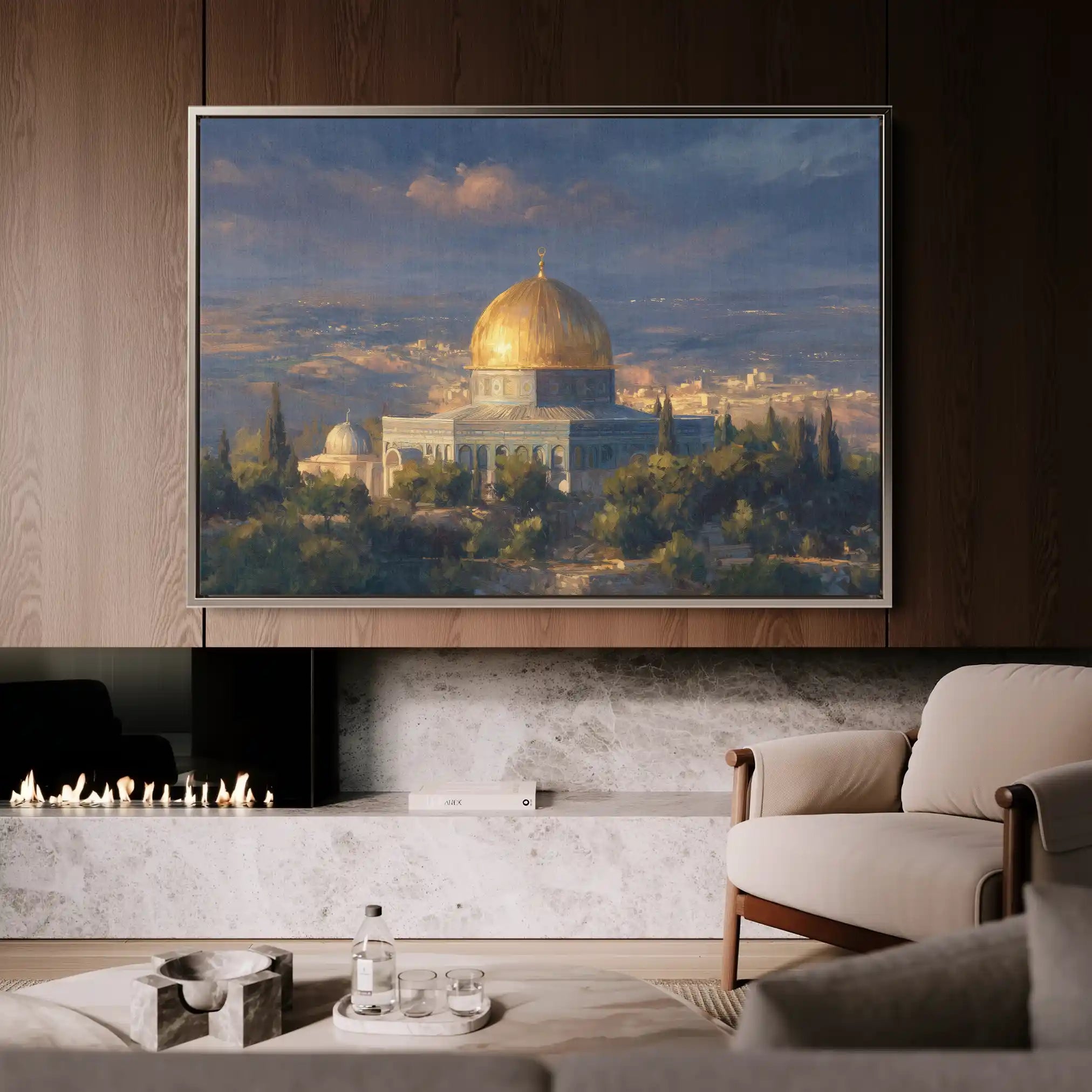 Palestine 120 Canvas Art 60 x 40 cm / Stretched on hidden frame