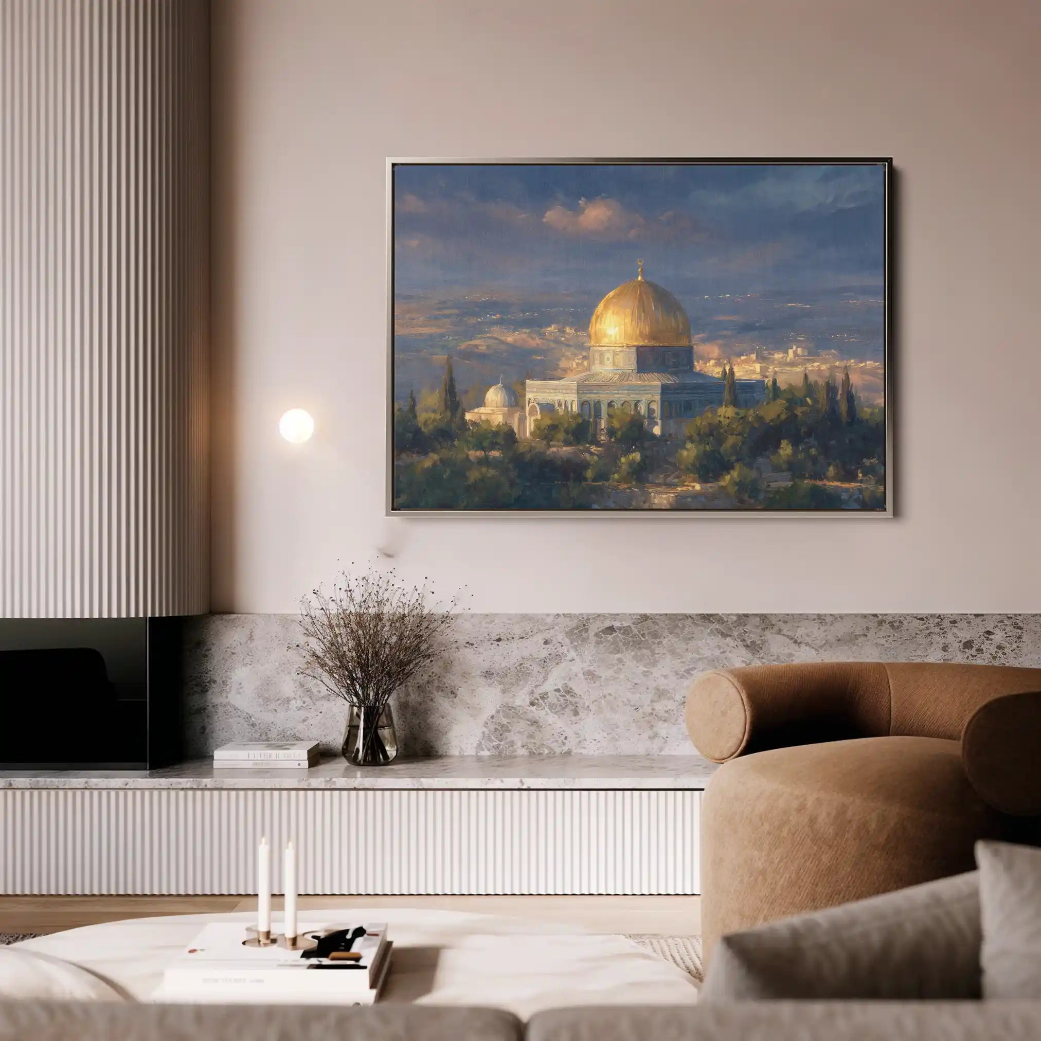 Palestine 120 Canvas Art 60 x 40 cm / Stretched on hidden frame