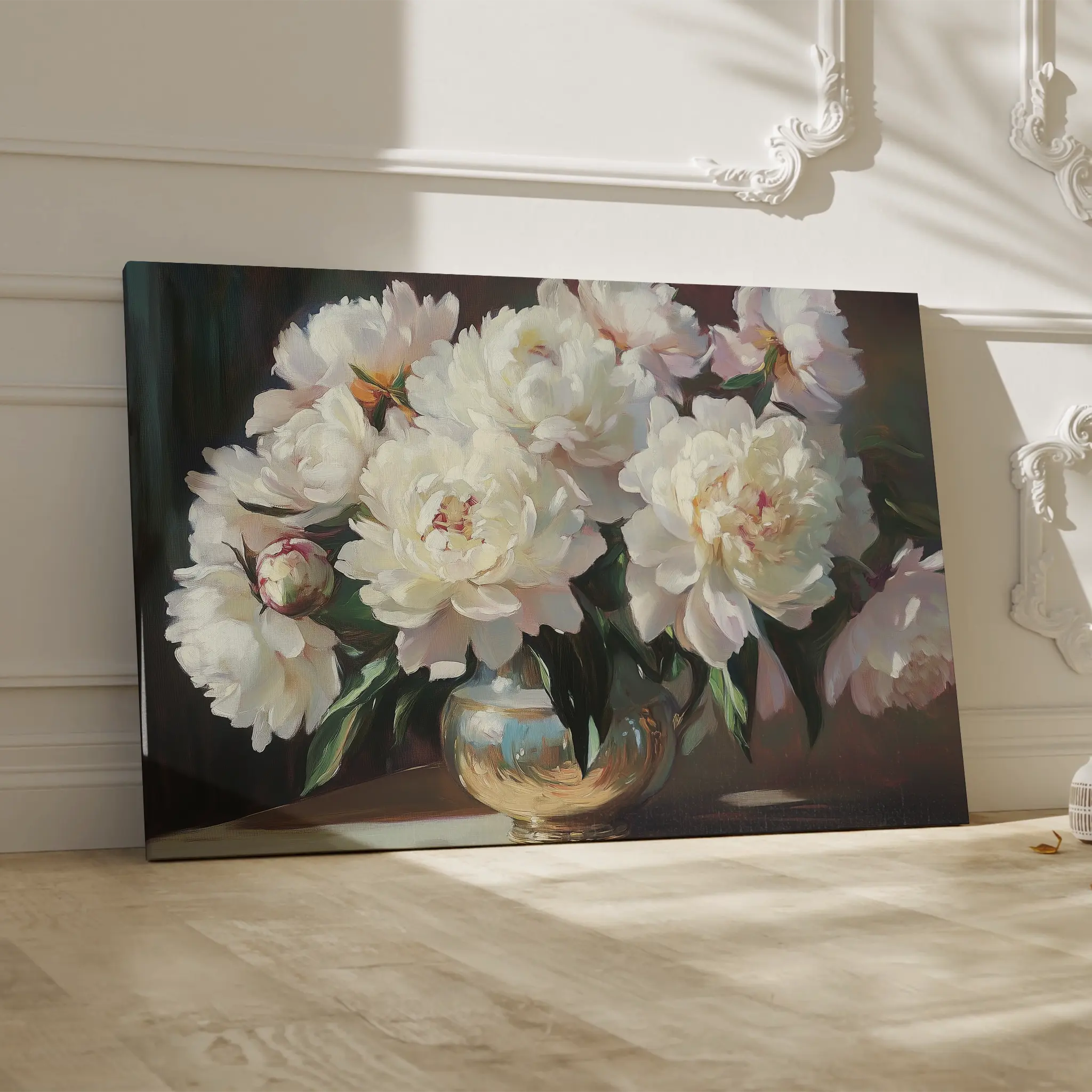 Floral Canvas Wall Art WAD1200-F 90 x 60 cm / Stretched on hidden frame