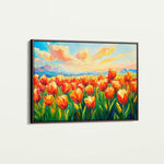 Floral Canvas Wall Art WAD1201-F 90 x 60 cm / Stretched on hidden frame