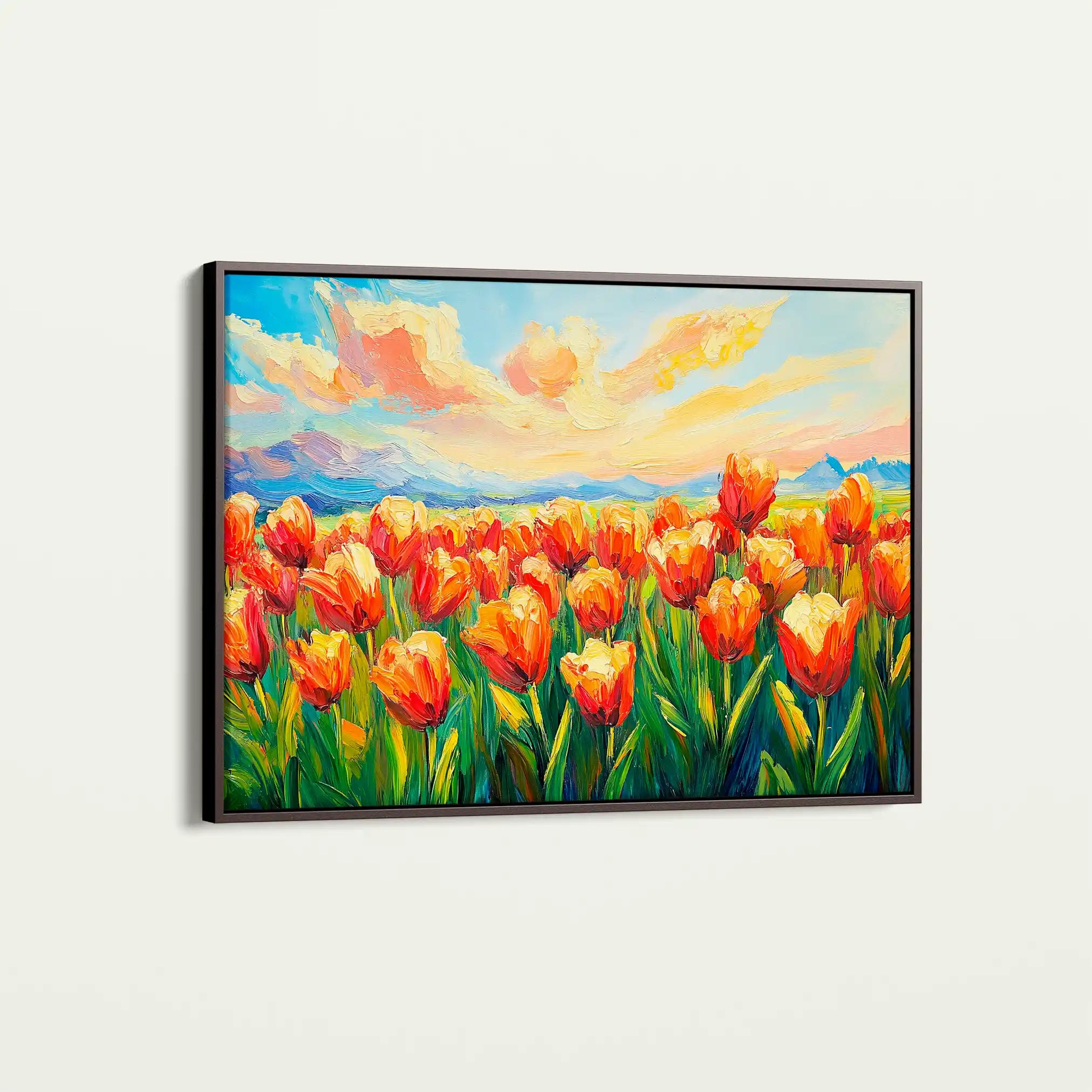 Floral Canvas Wall Art WAD1201-F 90 x 60 cm / Stretched on hidden frame