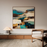 Abstract 1203 Canvas Art 60 x 60 cm / Stretched on hidden frame