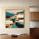 Abstract 1203 Canvas Art 60 x 60 cm / Stretched on hidden frame