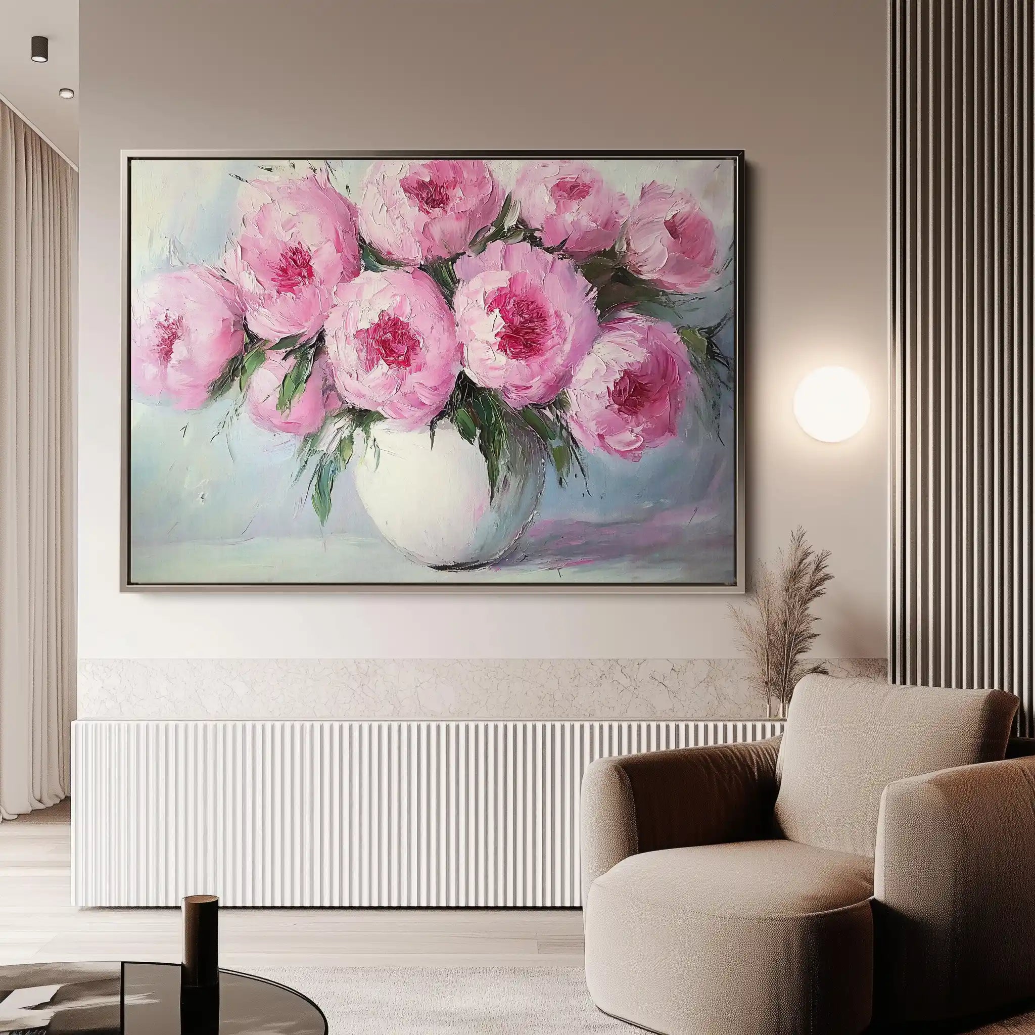 Floral Canvas Wall Art WAD1203-F 90 x 60 cm / Stretched on hidden frame