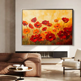 Floral Canvas Wall Art WAD1204-F 90 x 60 cm / Stretched on hidden frame