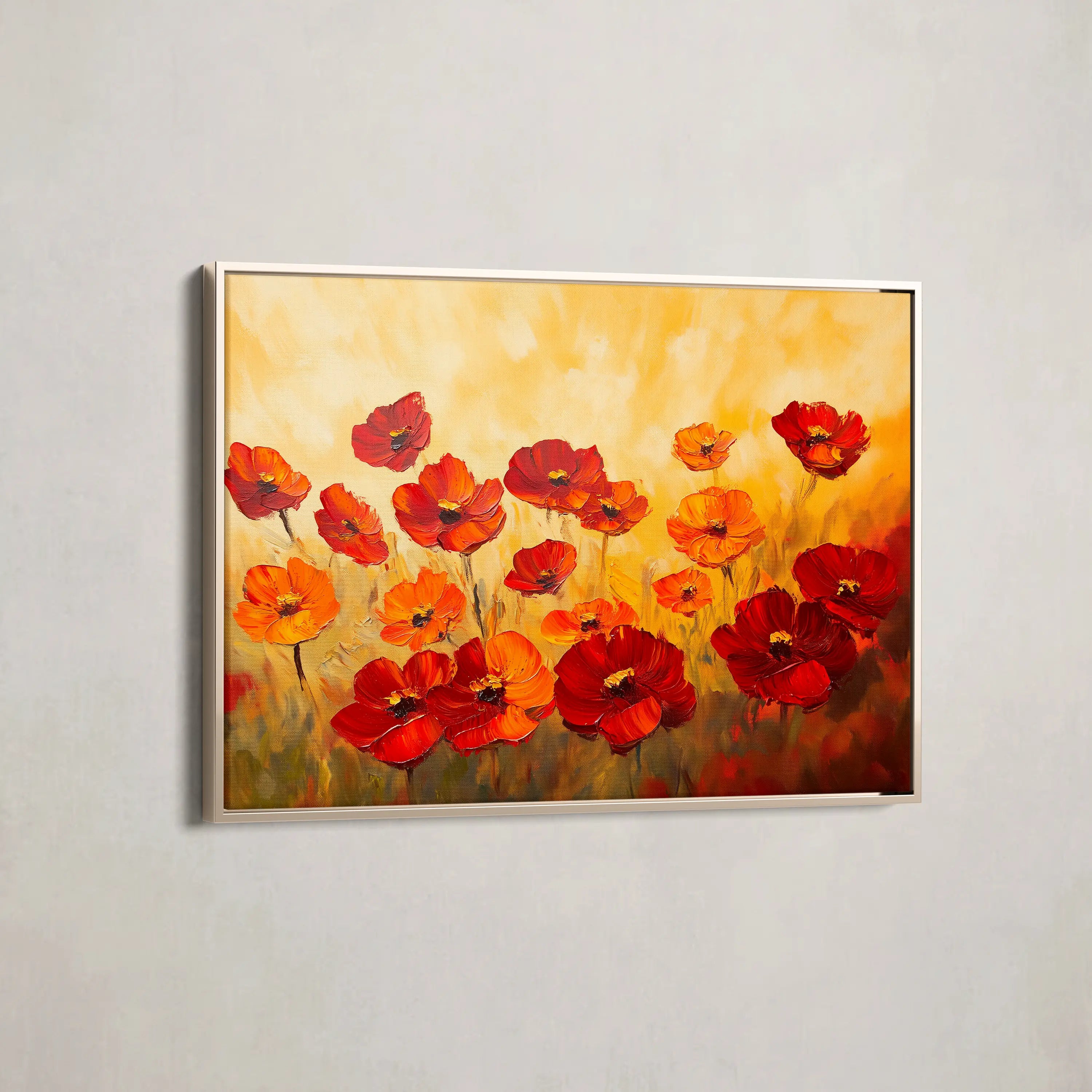 Floral Canvas Wall Art WAD1204-F 90 x 60 cm / Stretched on hidden frame