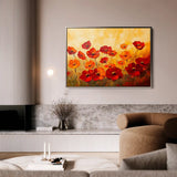 Floral Canvas Wall Art WAD1204-F 90 x 60 cm / Stretched on hidden frame