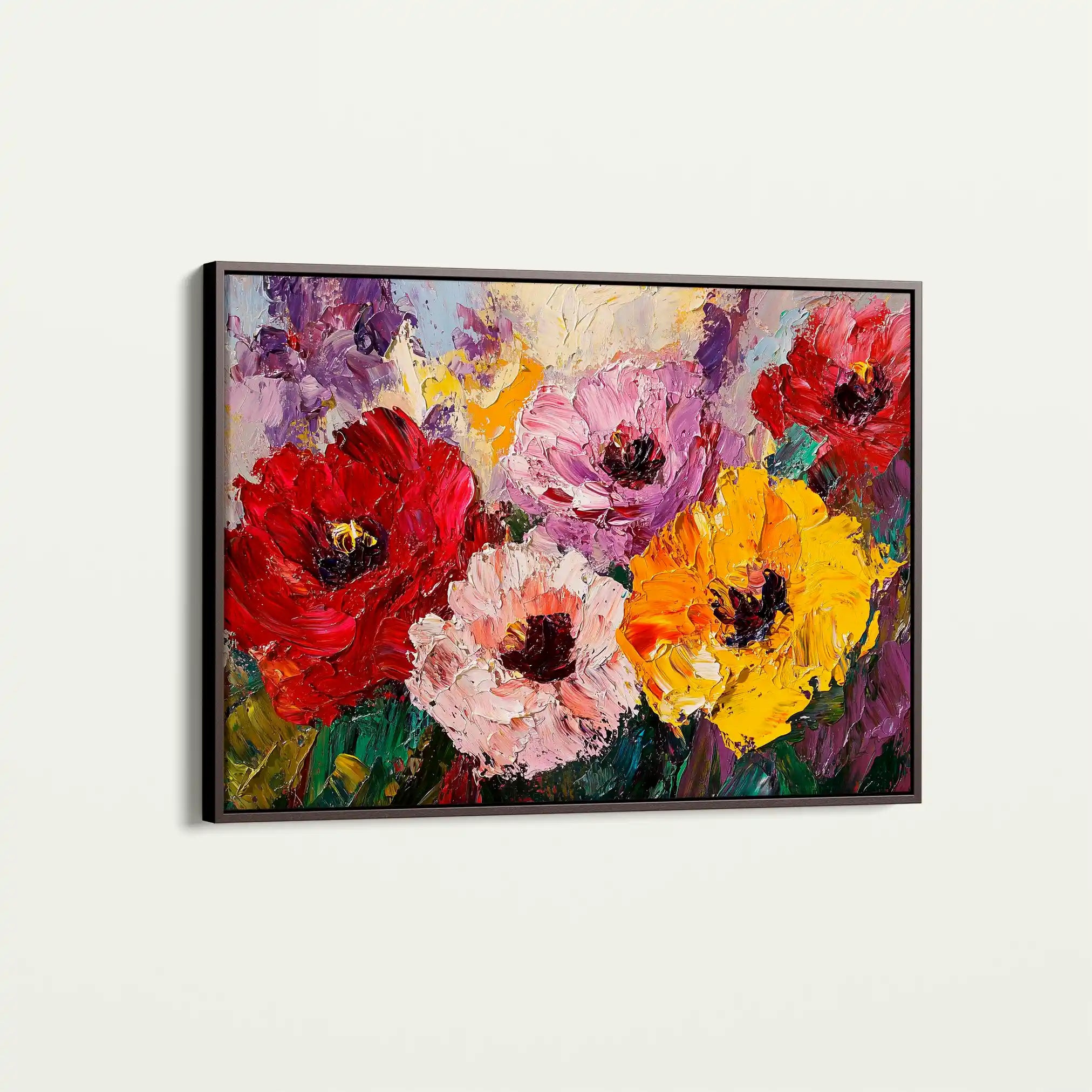 Floral Canvas Wall Art WAD1205-F 90 x 60 cm / Stretched on hidden frame