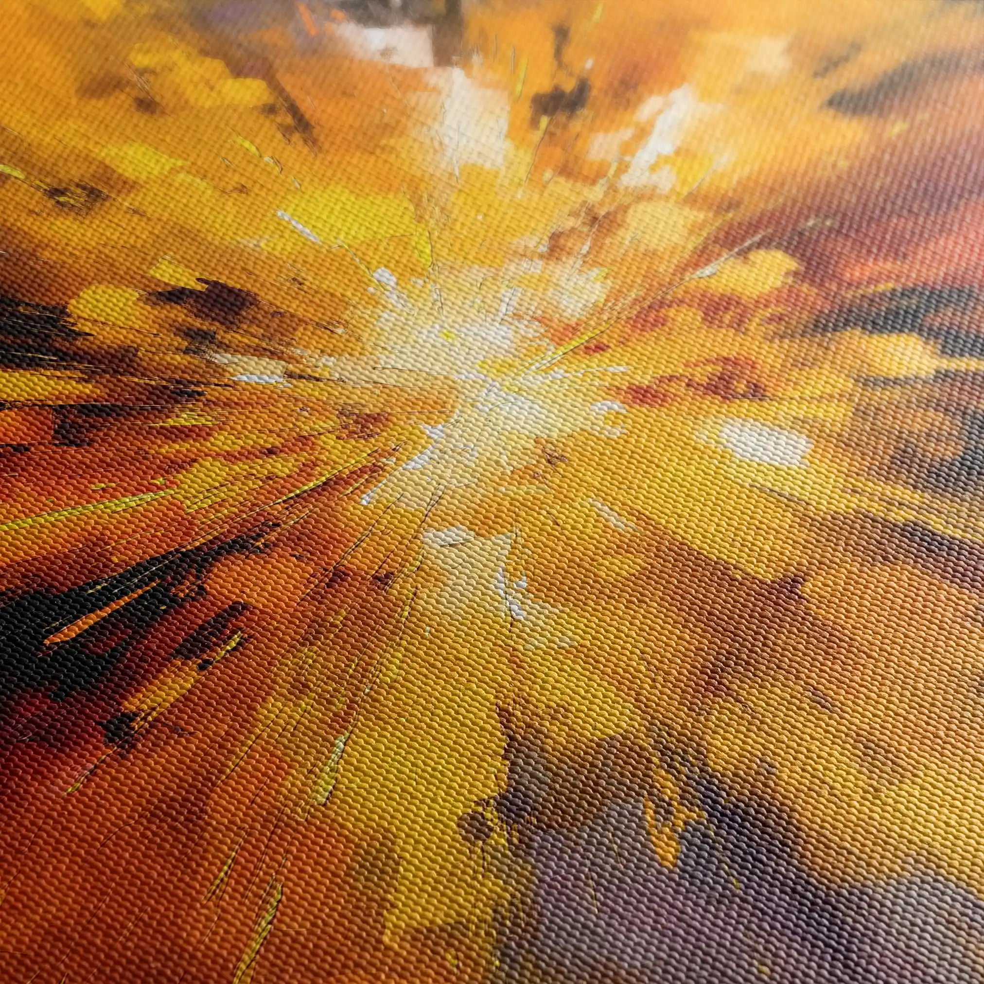 Abstract 1206 Canvas Art 60 x 60 cm / Stretched on hidden frame