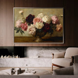 Floral Canvas Wall Art WAD1206-F 90 x 60 cm / Stretched on hidden frame