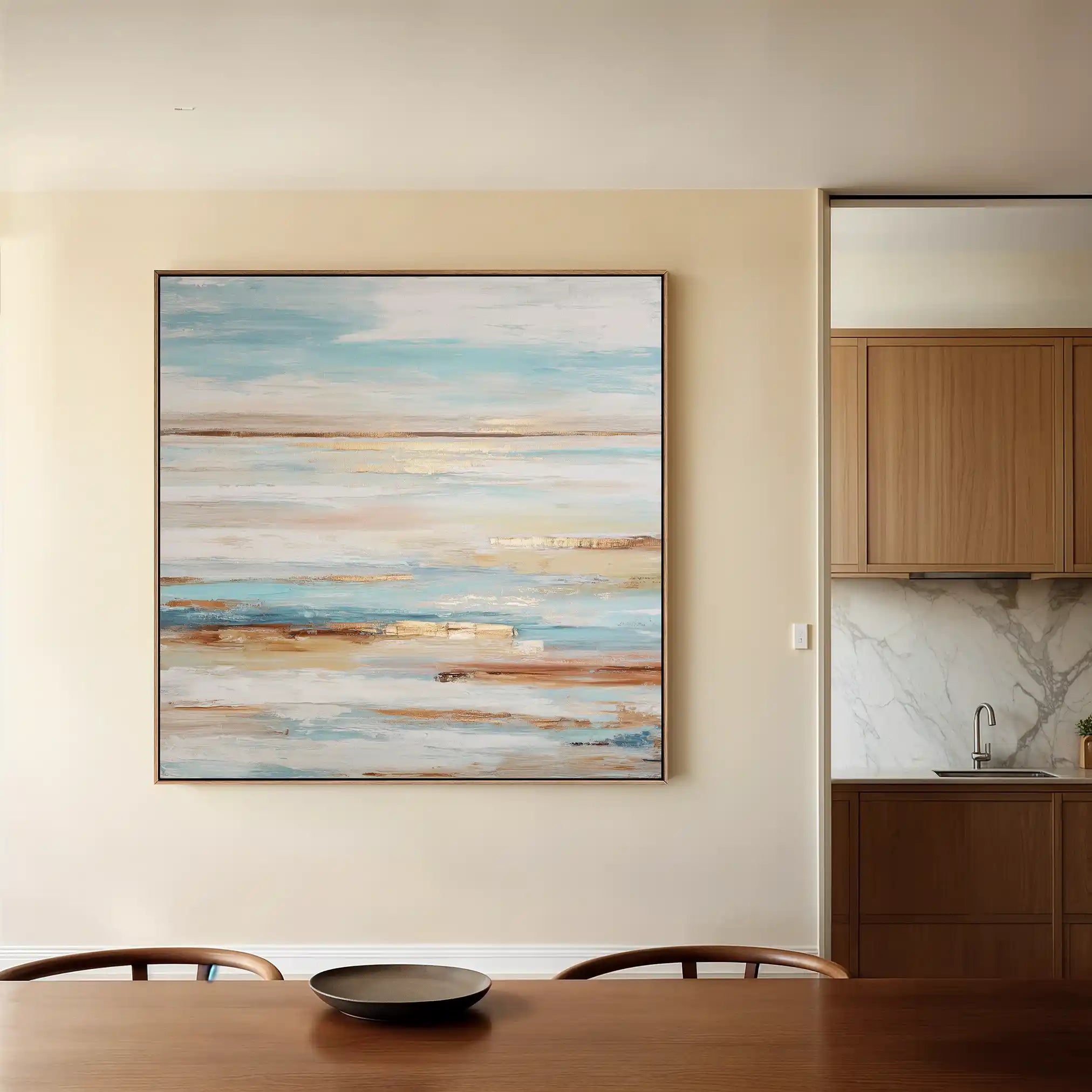 Abstract 1207 Canvas Art 60 x 60 cm / Stretched on hidden frame