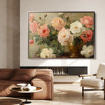 Floral Canvas Wall Art WAD1207-F 90 x 60 cm / Stretched on hidden frame