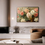 Floral Canvas Wall Art WAD1207-F 90 x 60 cm / Stretched on hidden frame