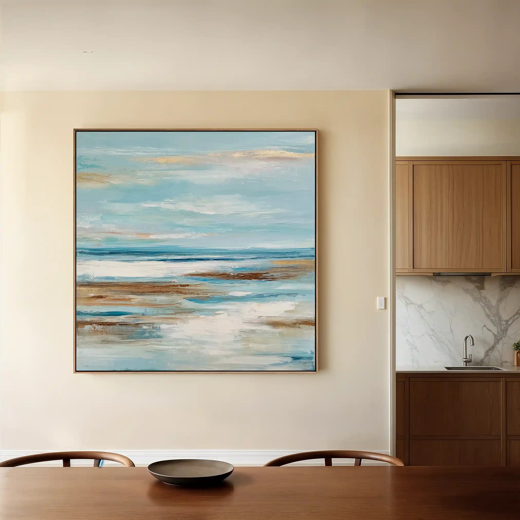Abstract 1208 Canvas Art 60 x 60 cm / Stretched on hidden frame
