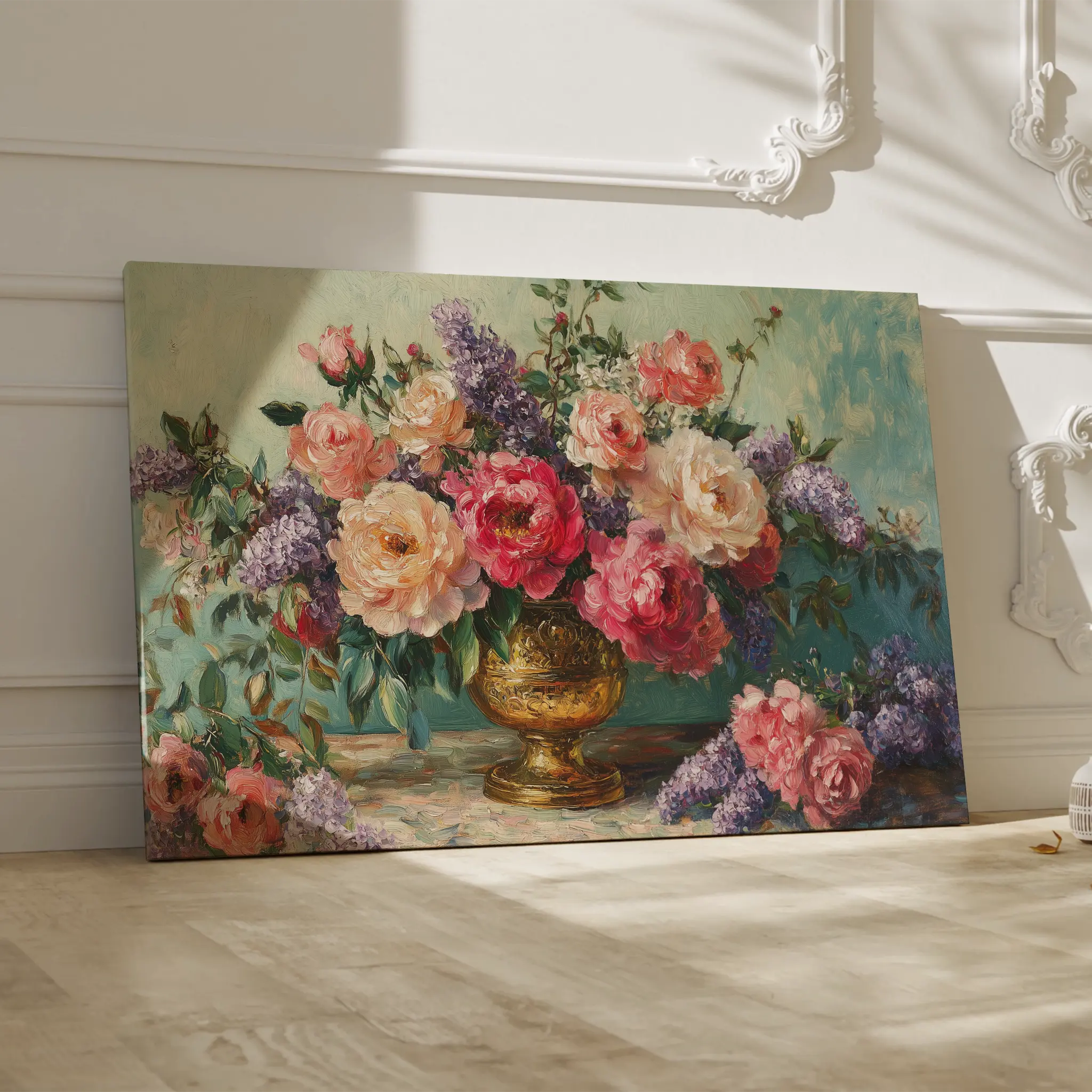 Floral Canvas Wall Art WAD1208-F 90 x 60 cm / Stretched on hidden frame