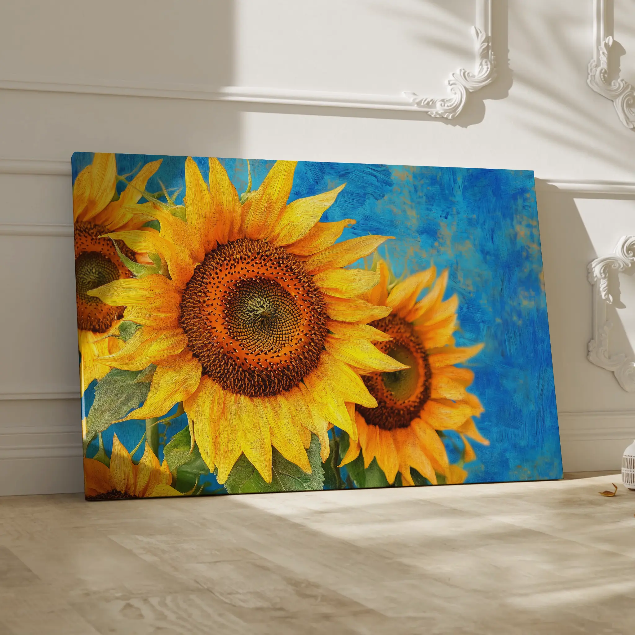 Floral Canvas Wall Art WAD1209-F 90 x 60 cm / Stretched on hidden frame