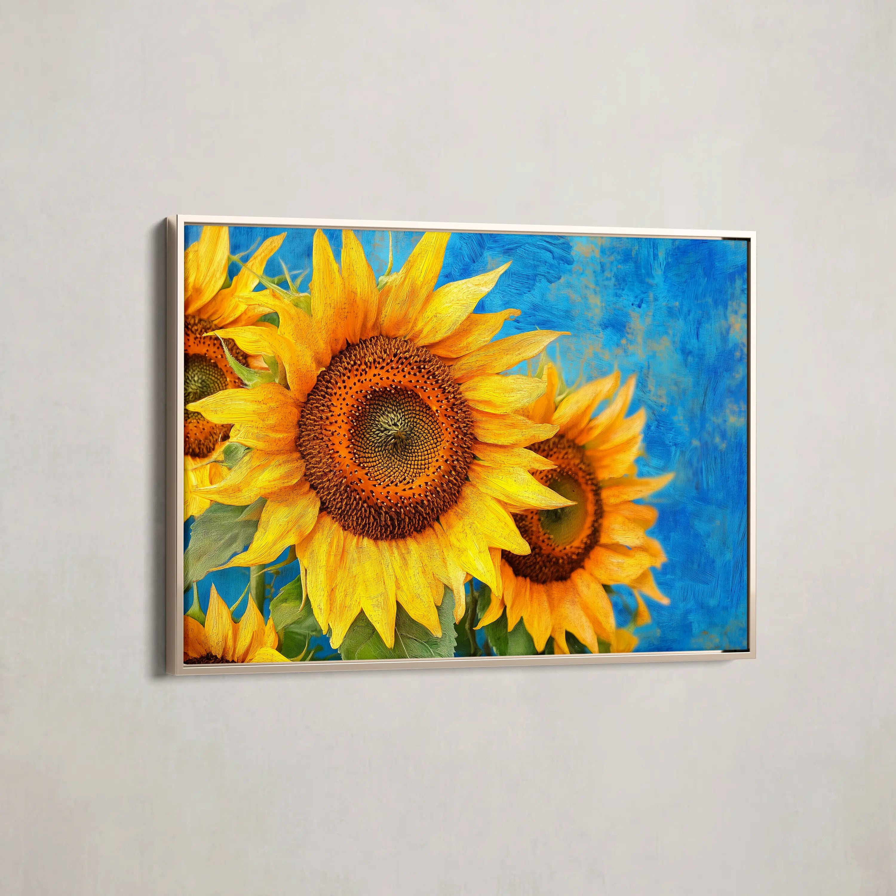 Floral Canvas Wall Art WAD1209-F 90 x 60 cm / Stretched on hidden frame