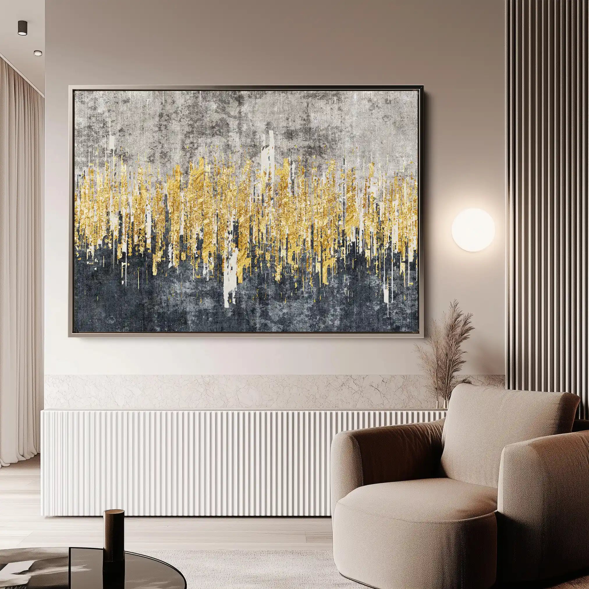 Abstract Canvas Wall Art WAD121-A 90 x 60 cm / Stretched on hidden frame