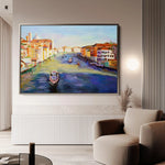 Landscape 121 Canvas Art 90 x 60 cm / Stretched on hidden frame