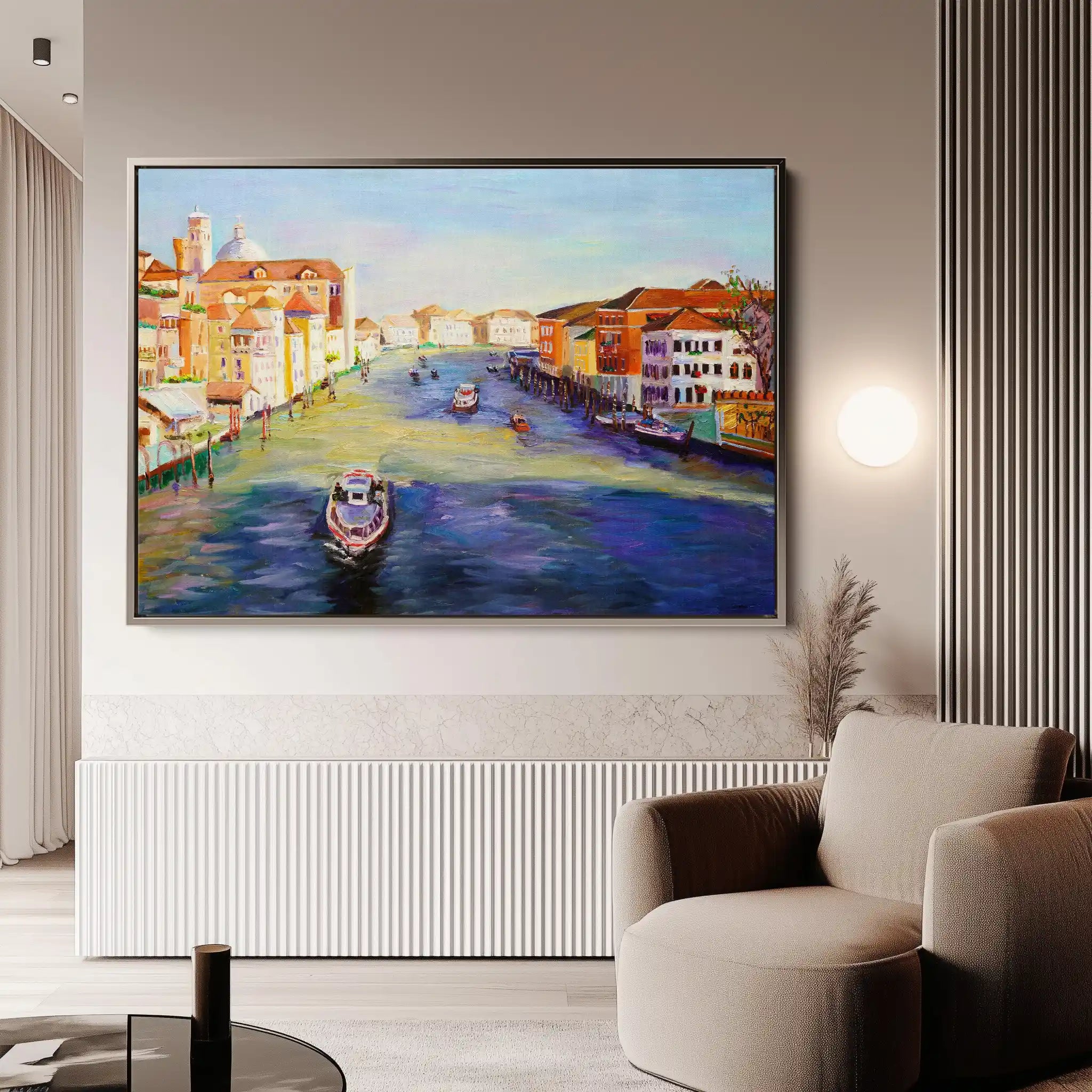 Landscape 121 Canvas Art 90 x 60 cm / Stretched on hidden frame