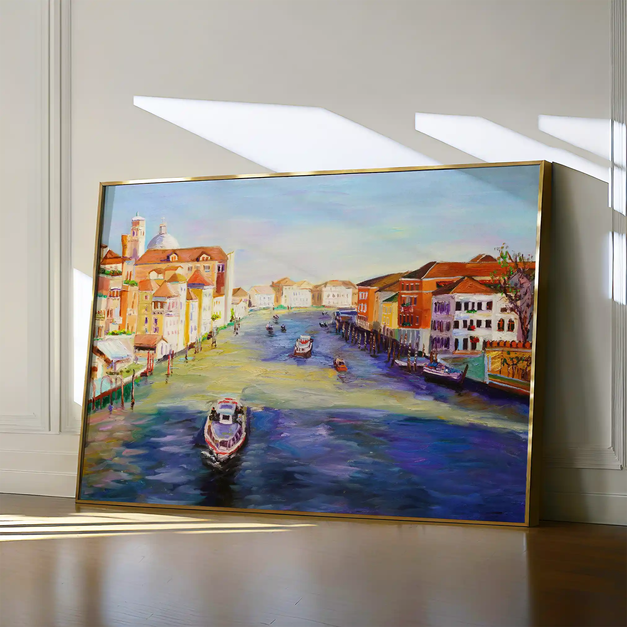 Landscape 121 Canvas Art 90 x 60 cm / Stretched on hidden frame