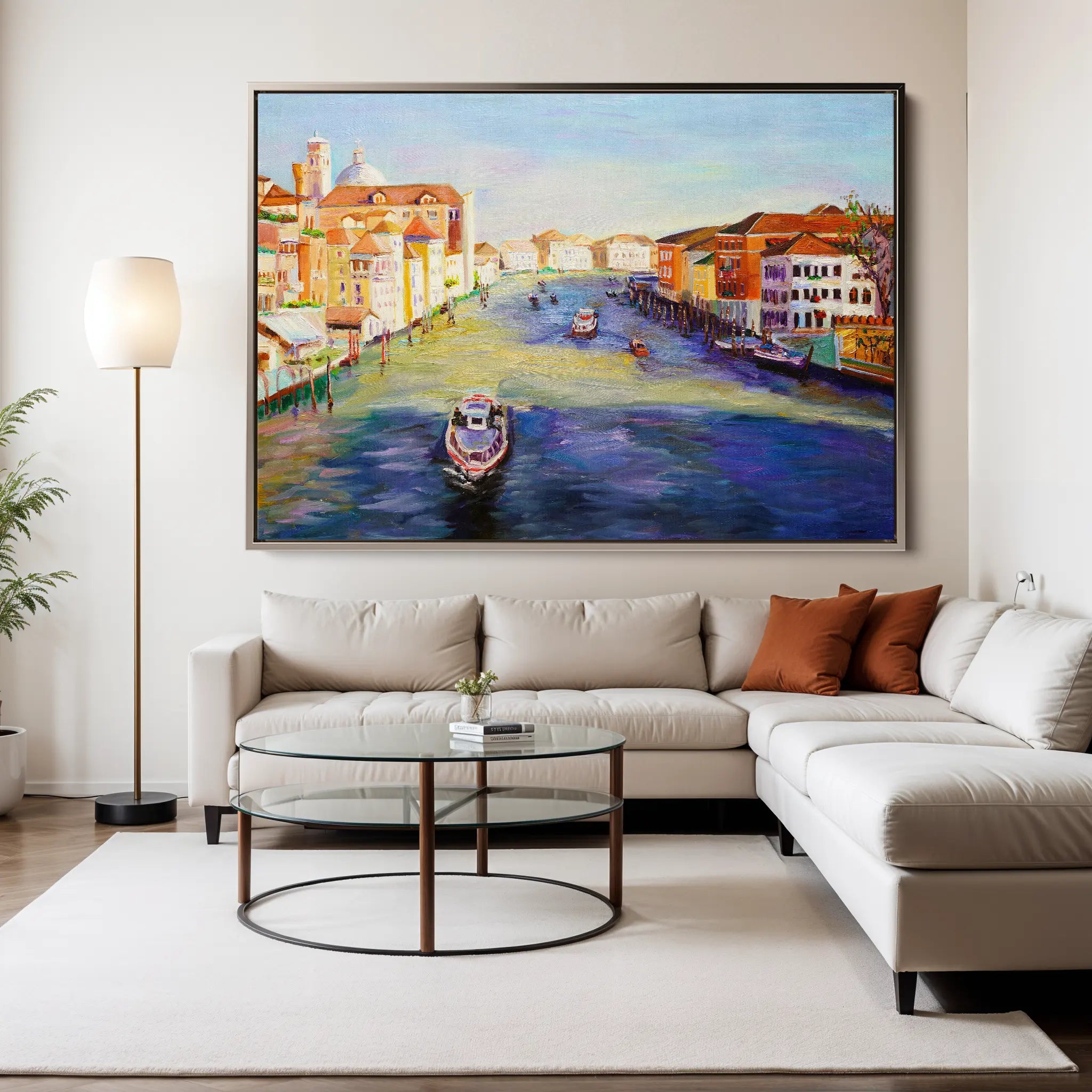 Landscape Canvas Wall Art WAD121-L 90 x 60 cm / Stretched on hidden frame