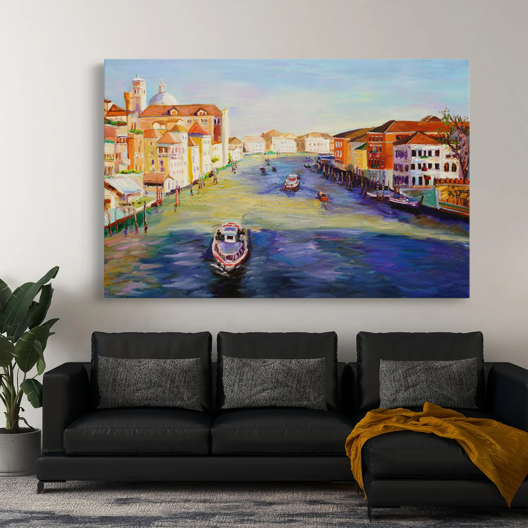 Landscape Canvas Wall Art WAD121-L 90 x 60 cm / Stretched on hidden frame