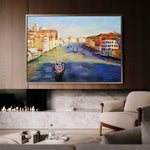 Landscape 121 Canvas Art 90 x 60 cm / Stretched on hidden frame