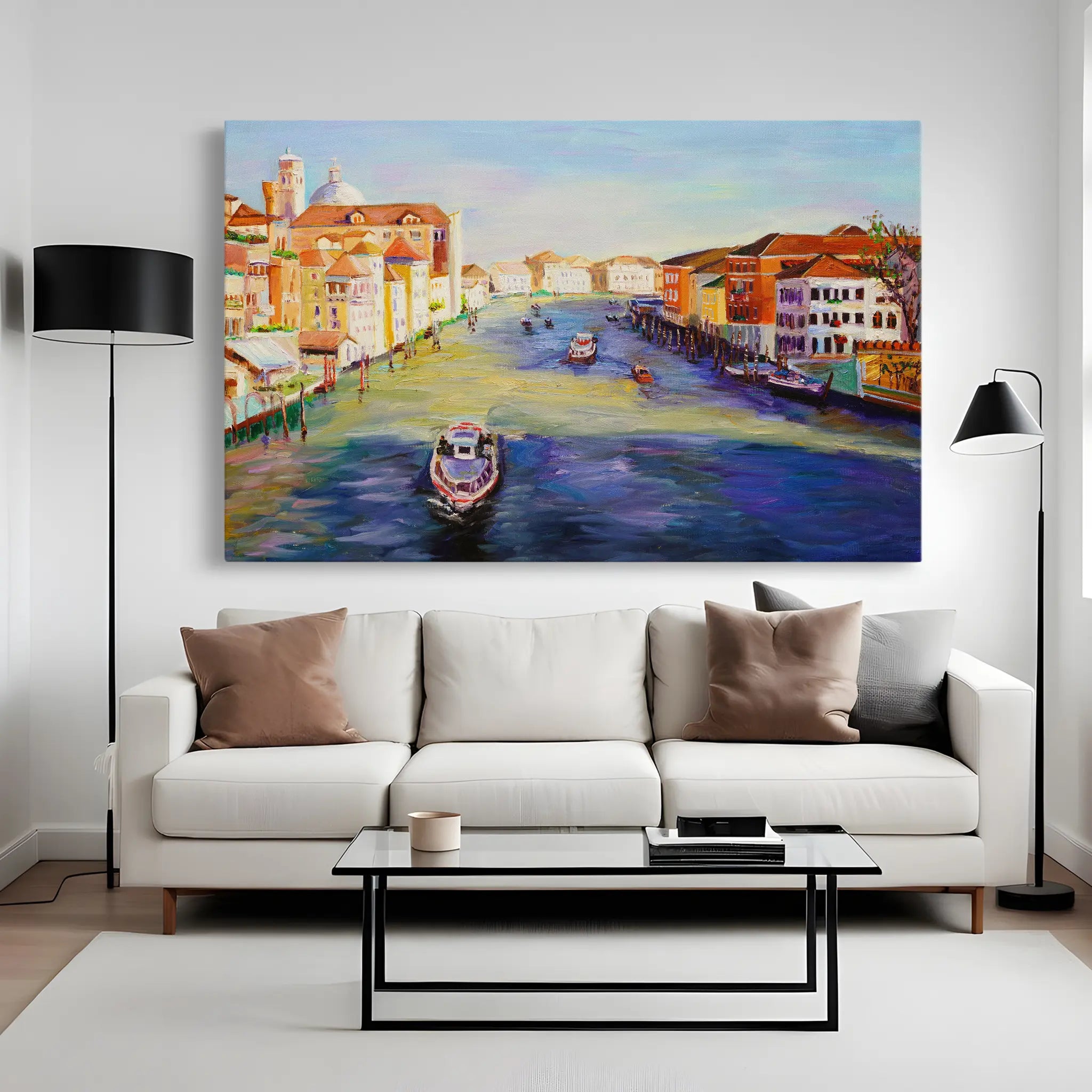 Landscape Canvas Wall Art WAD121-L 90 x 60 cm / Stretched on hidden frame