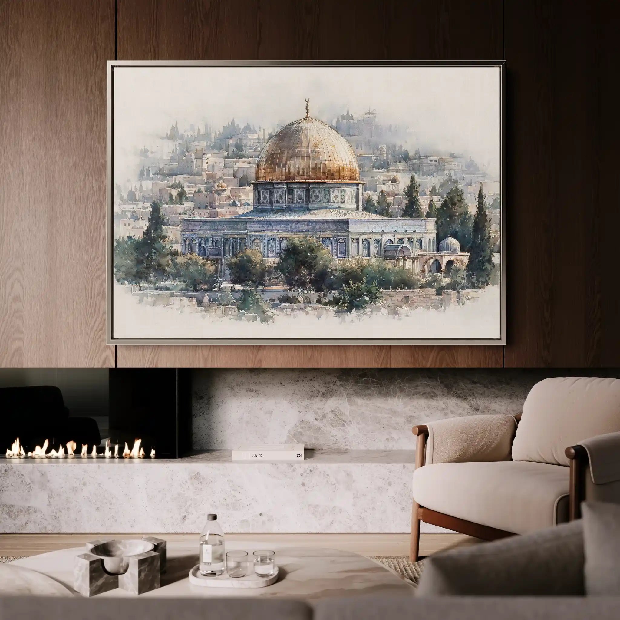 Palestine 121 Canvas Art 60 x 40 cm / Stretched on hidden frame