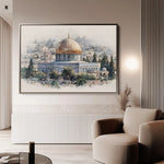 Palestine 121 Canvas Art 60 x 40 cm / Stretched on hidden frame