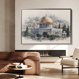 Palestine 121 Canvas Art 60 x 40 cm / Stretched on hidden frame