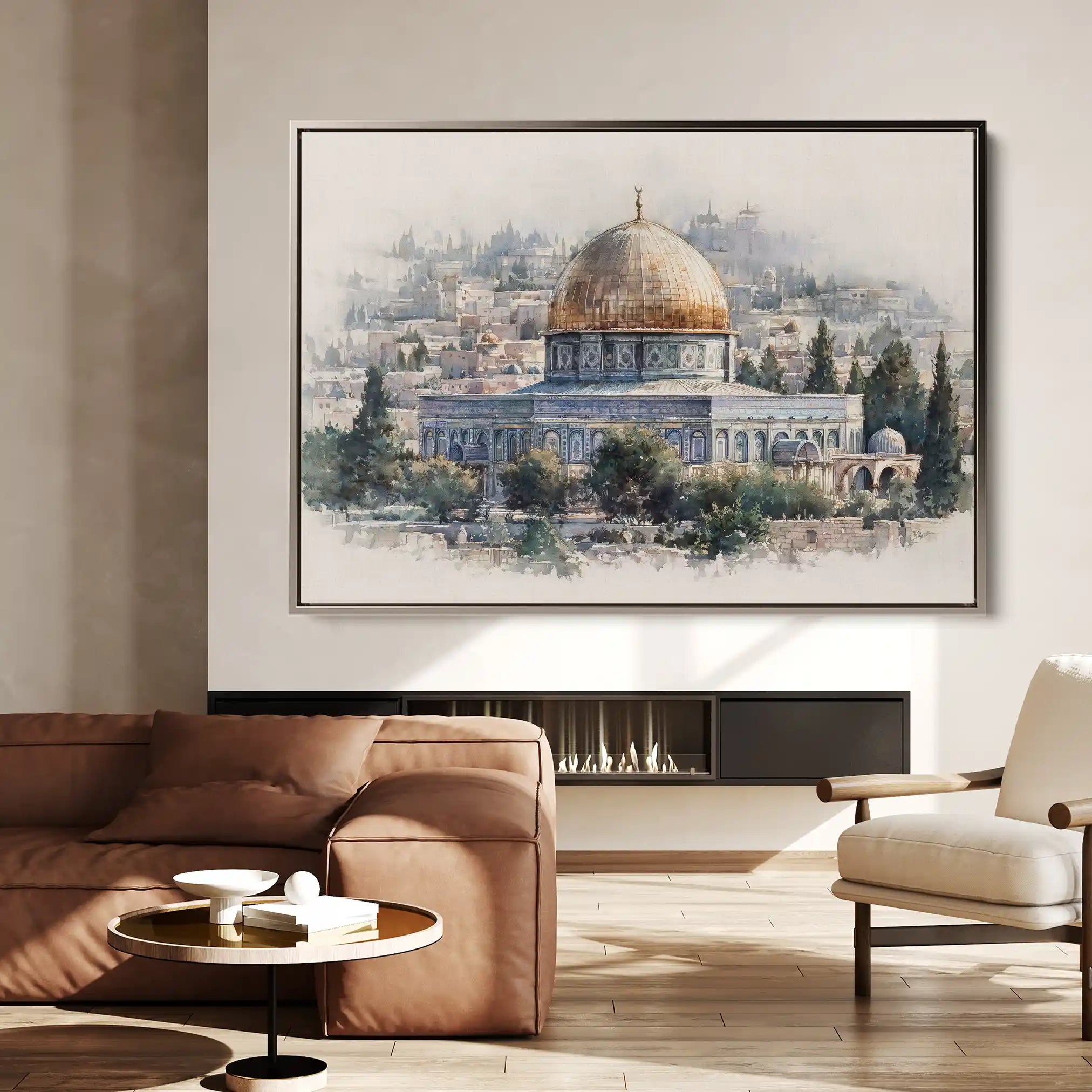 Palestine 121 Canvas Art 60 x 40 cm / Stretched on hidden frame