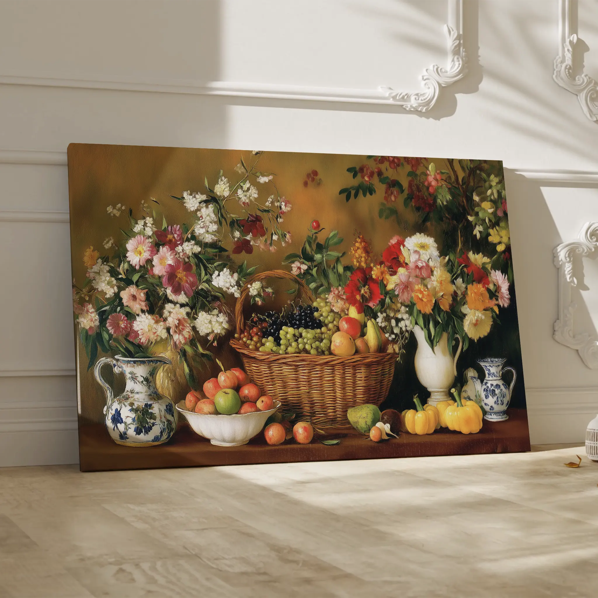 Floral Canvas Wall Art WAD1210-F 90 x 60 cm / Stretched on hidden frame