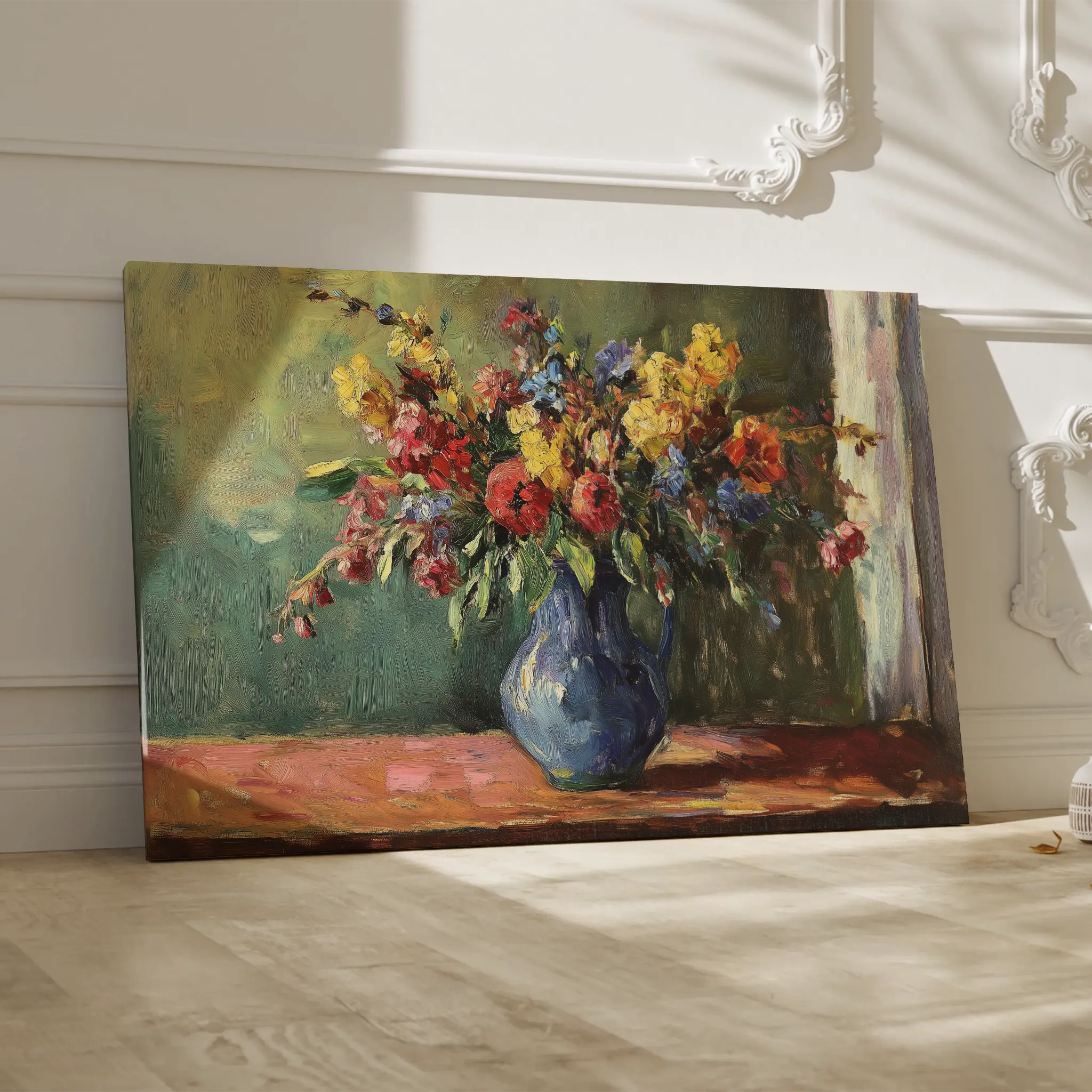 Floral Canvas Wall Art WAD1211-F 90 x 60 cm / Stretched on hidden frame