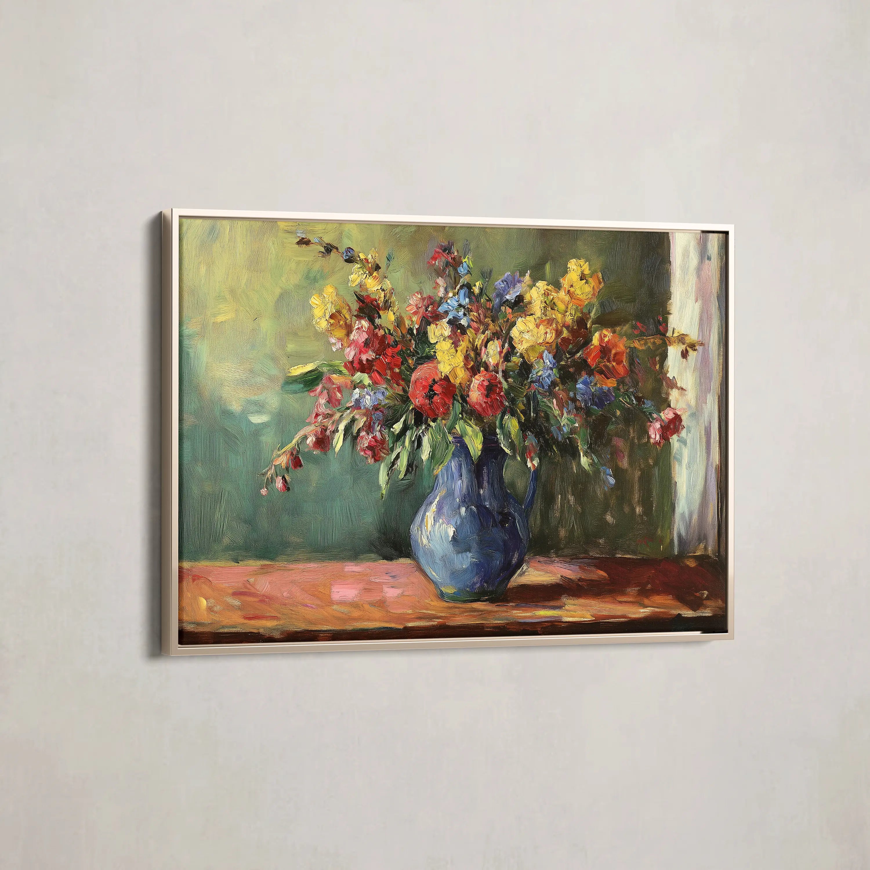 Floral Canvas Wall Art WAD1211-F 90 x 60 cm / Stretched on hidden frame