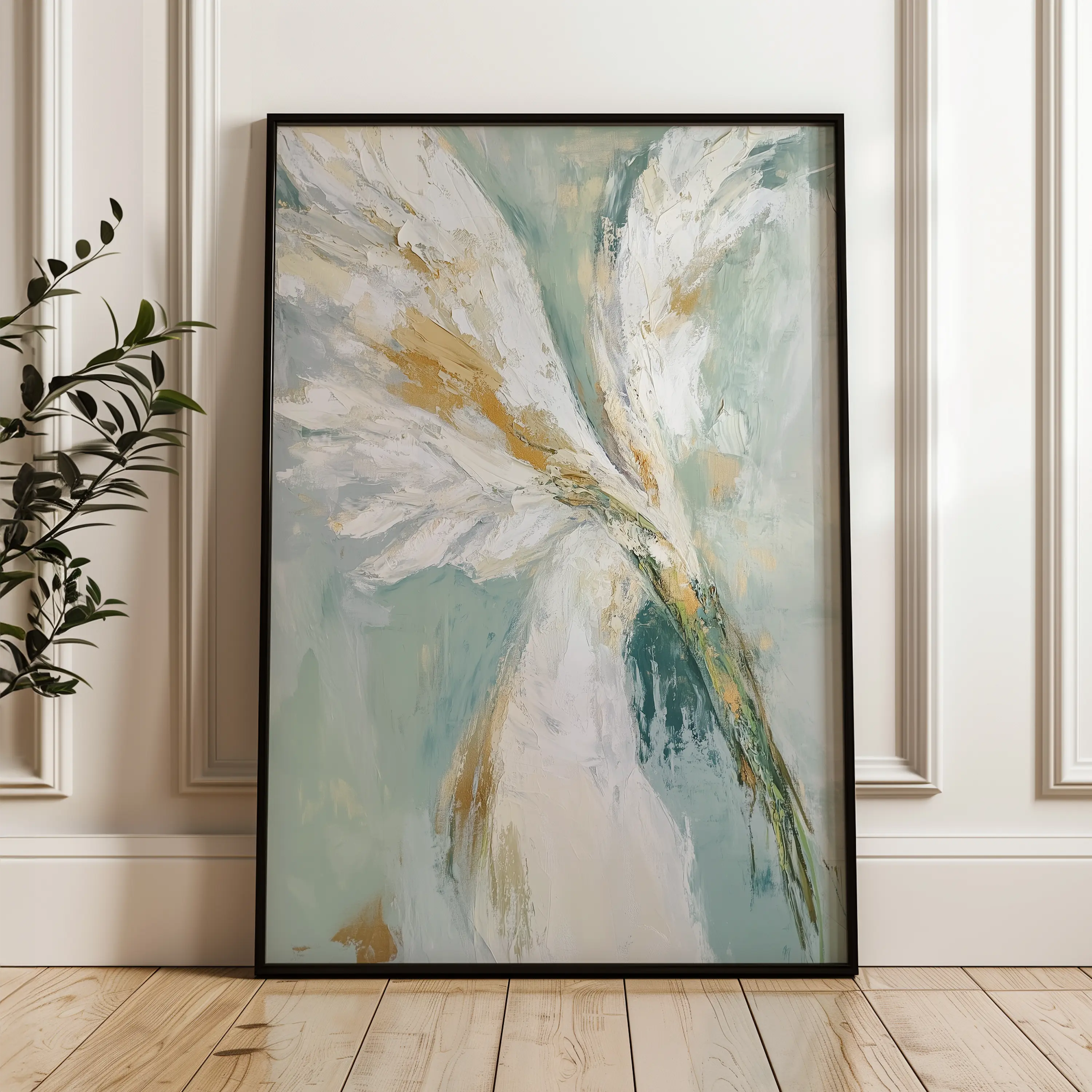 Floral Canvas Wall Art WAD1212-F 90 x 60 cm / Stretched on hidden frame