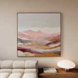 Abstract 1213 Canvas Art 60 x 60 cm / Stretched on hidden frame
