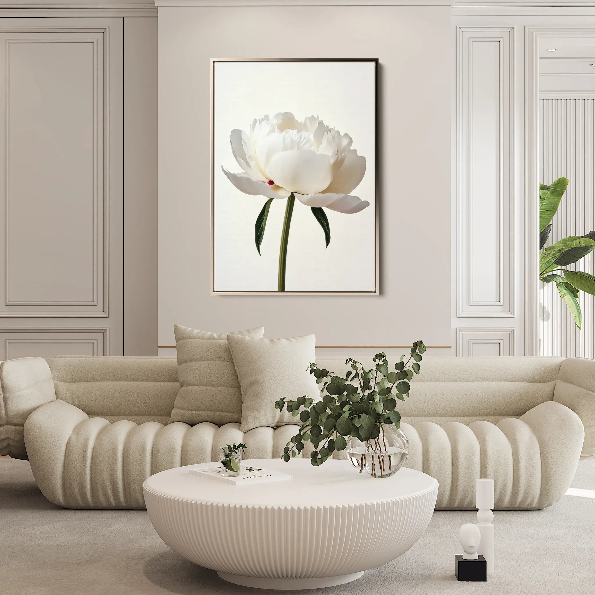 Floral Canvas Wall Art WAD1216-F 90 x 60 cm / Stretched on hidden frame