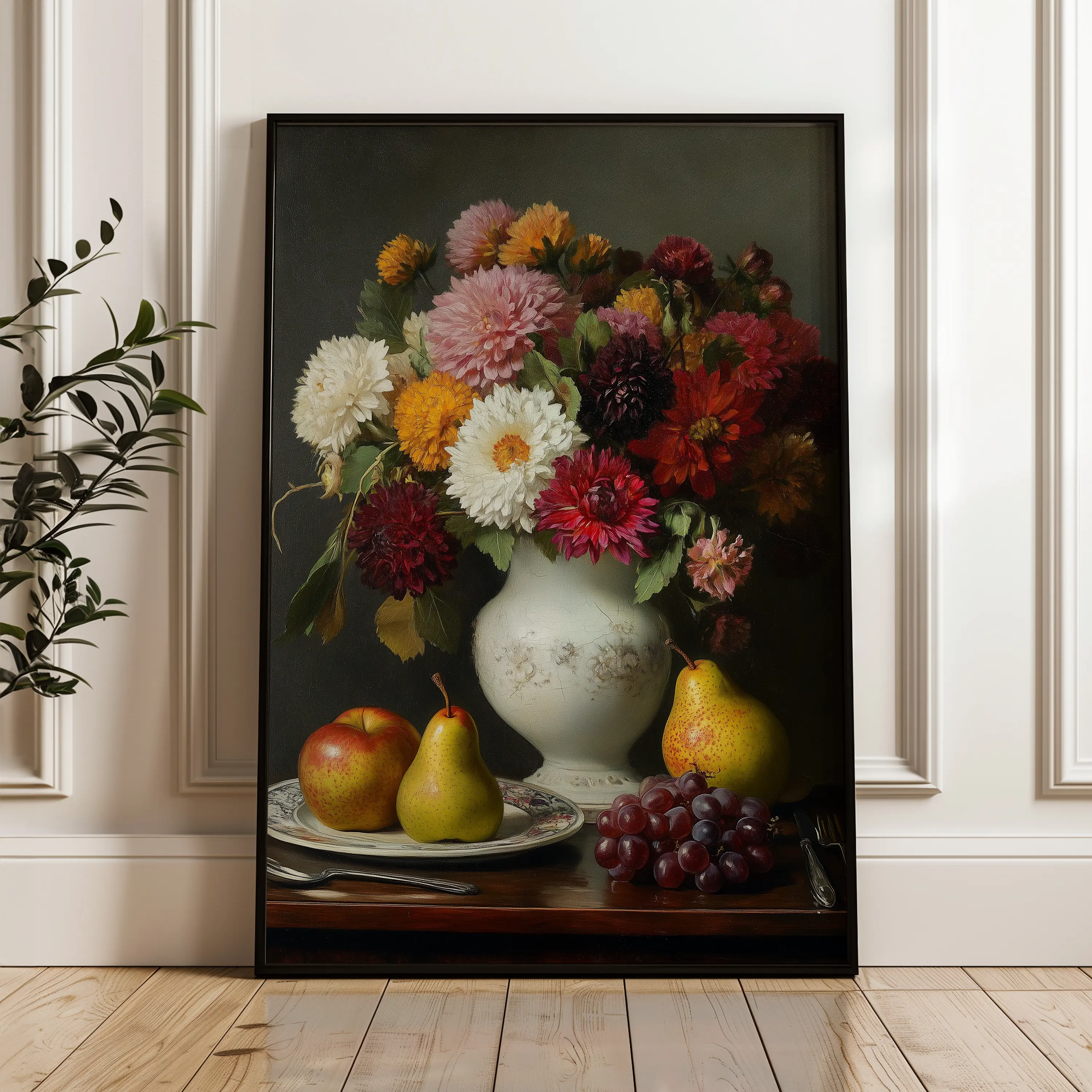 Floral Canvas Wall Art WAD1217-F 90 x 60 cm / Stretched on hidden frame