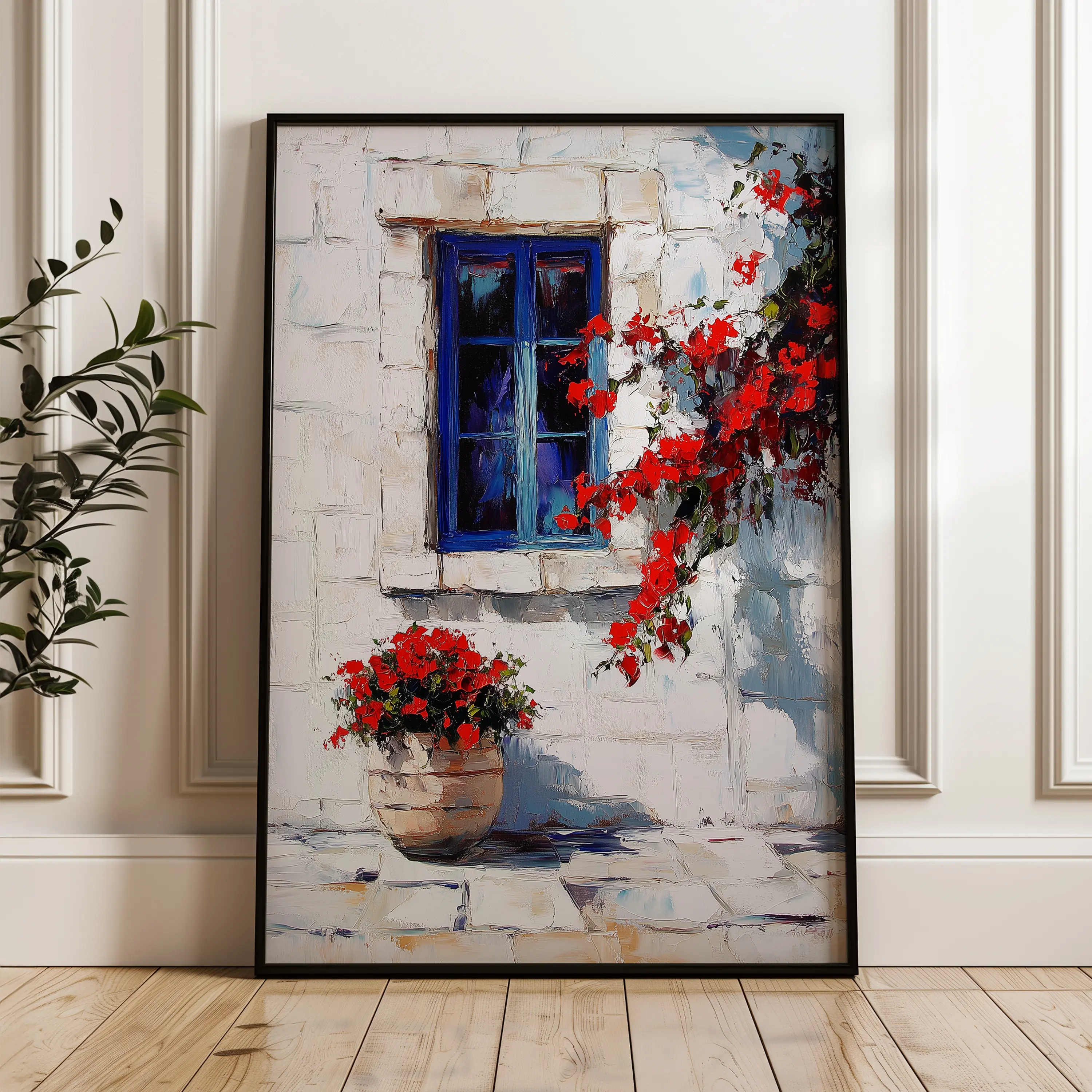 Floral Canvas Wall Art WAD1218-F 90 x 60 cm / Stretched on hidden frame