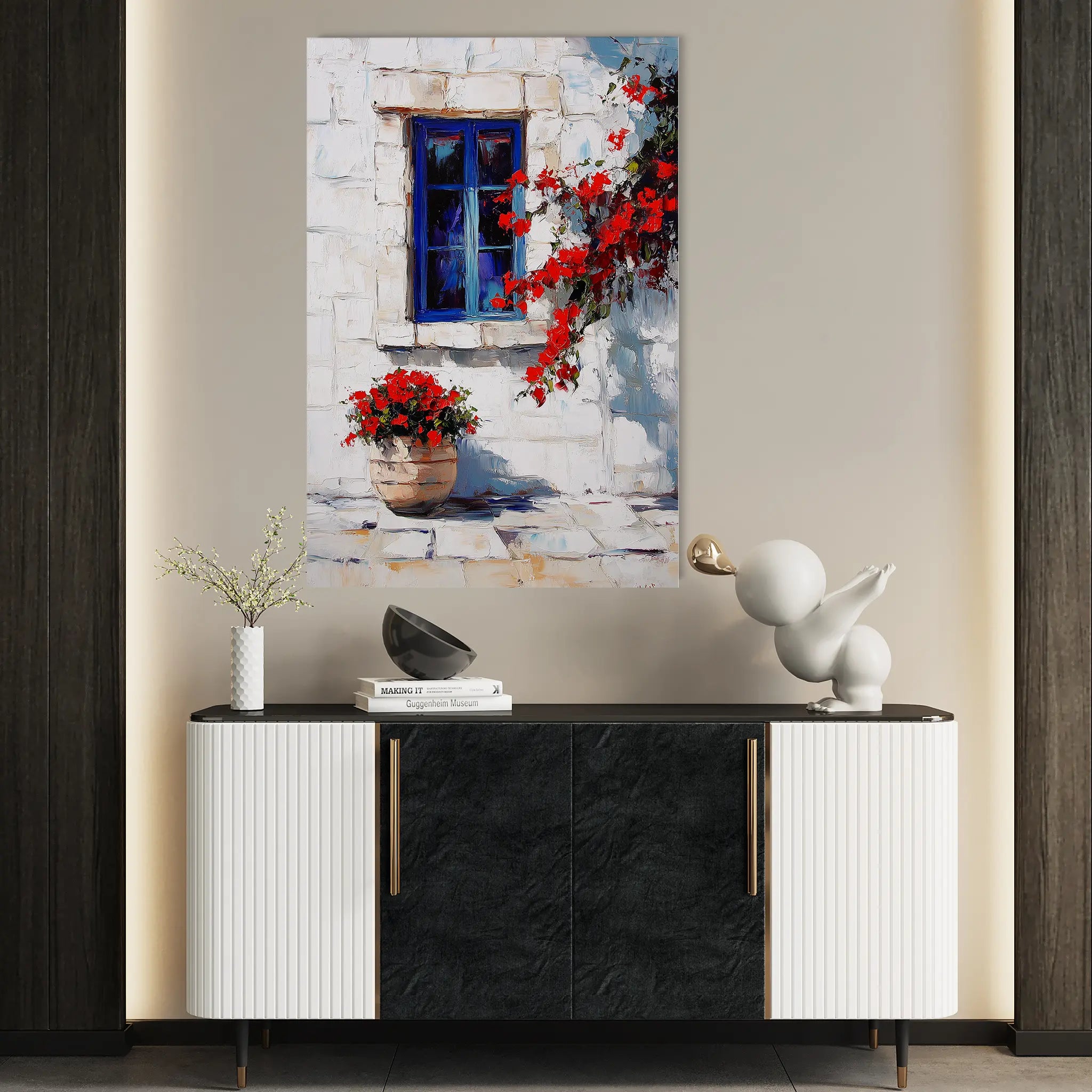 Floral Canvas Wall Art WAD1218-F 90 x 60 cm / Stretched on hidden frame