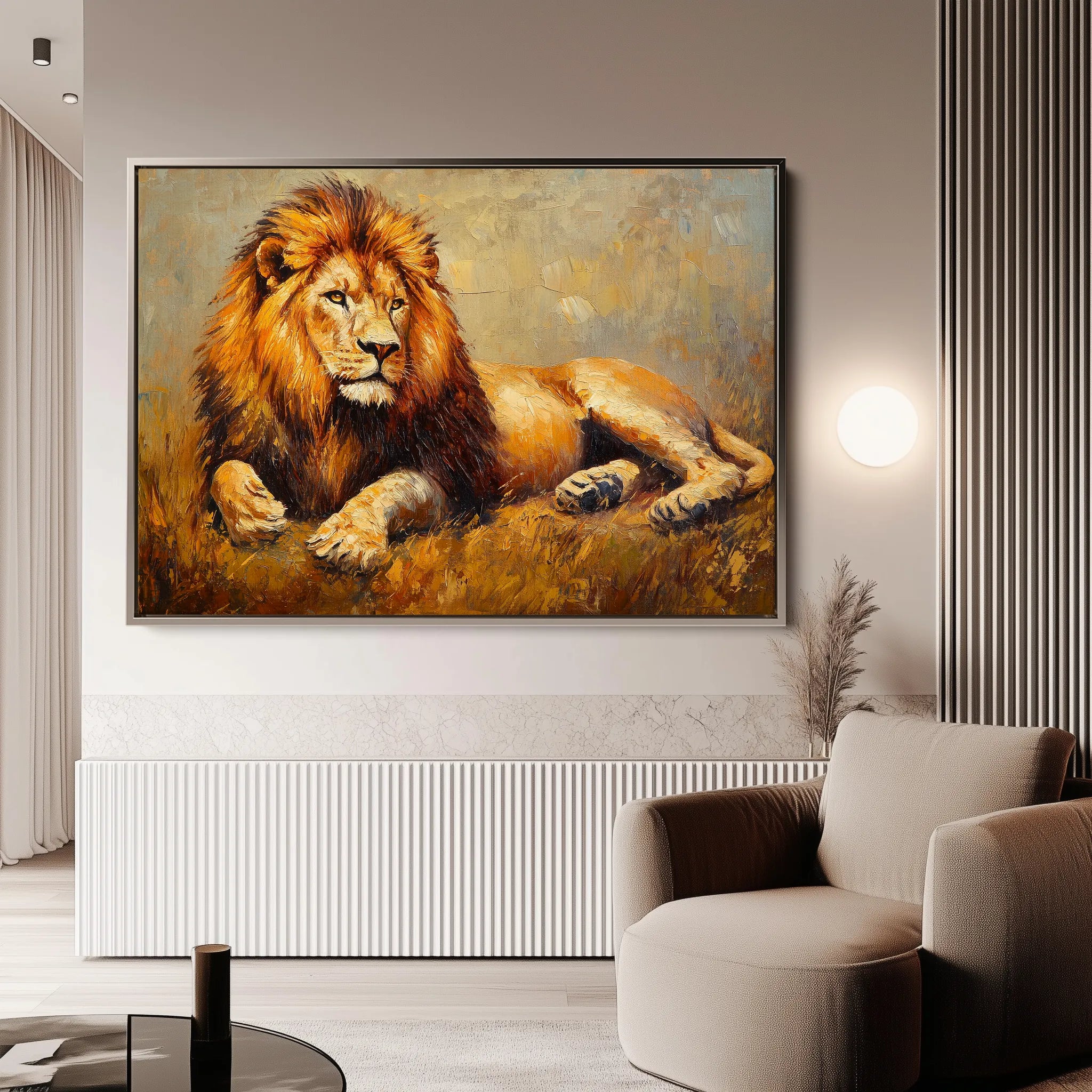 Animals Canvas Wall Art WAD122-AN 90 x 60 cm / Stretched on hidden frame