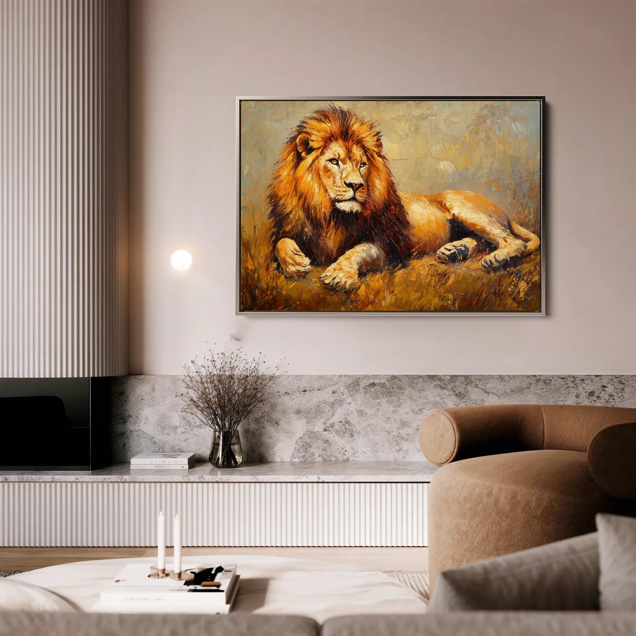 Animals Canvas Wall Art WAD122-AN 90 x 60 cm / Stretched on hidden frame